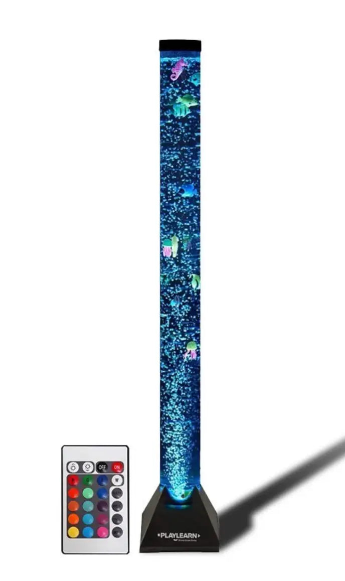 ECO 1200mm Bubble Light Tube with Remote Control & 10 Plastic Fish