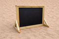 Outdoor free standing chalkboard