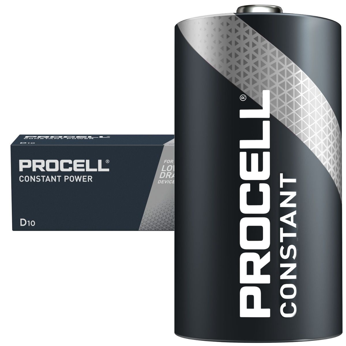 Procell D batteries box of 10
