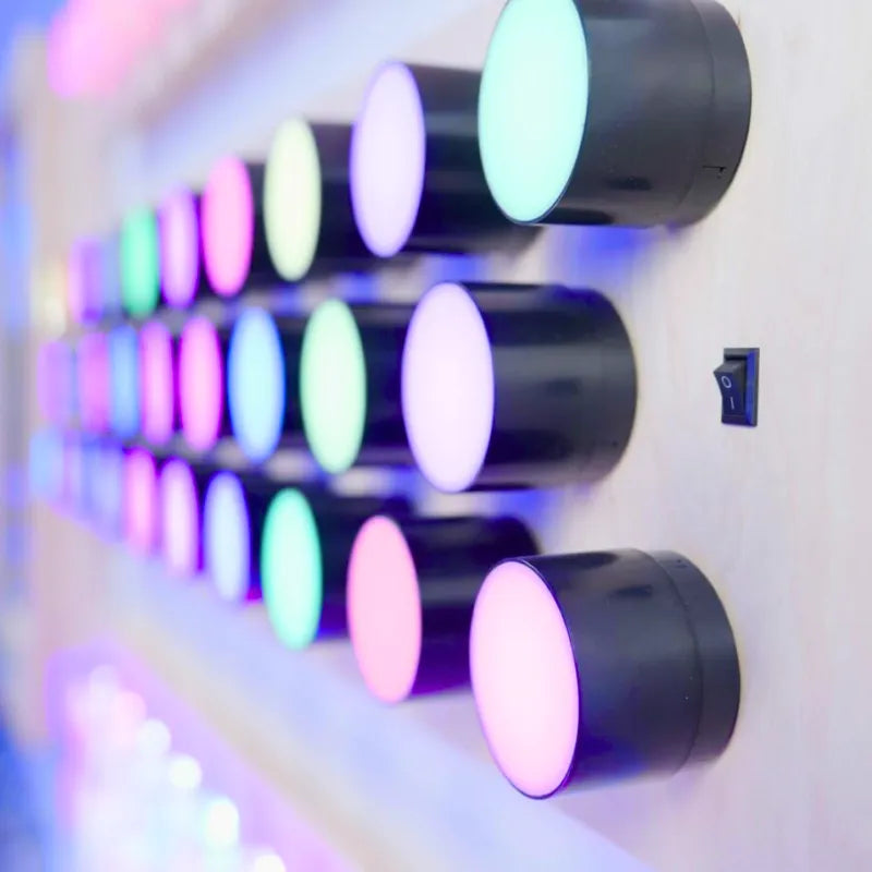 Rotating Colour Spectrum Light Panel – Wall-Mounted LED Sensory Light