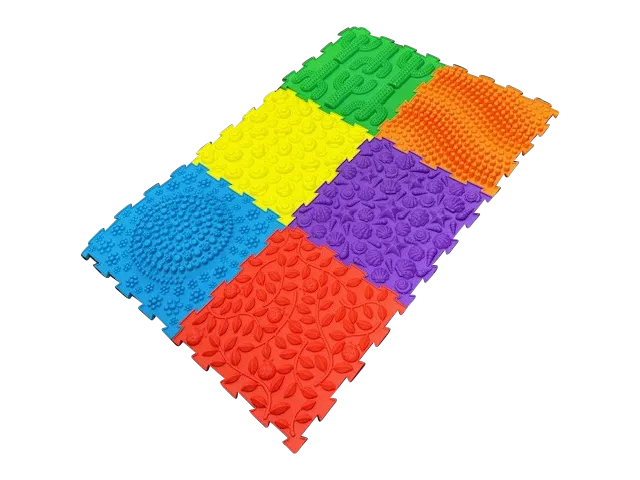 Massage Puzzle Floor Tiles – Bright Colour Pack