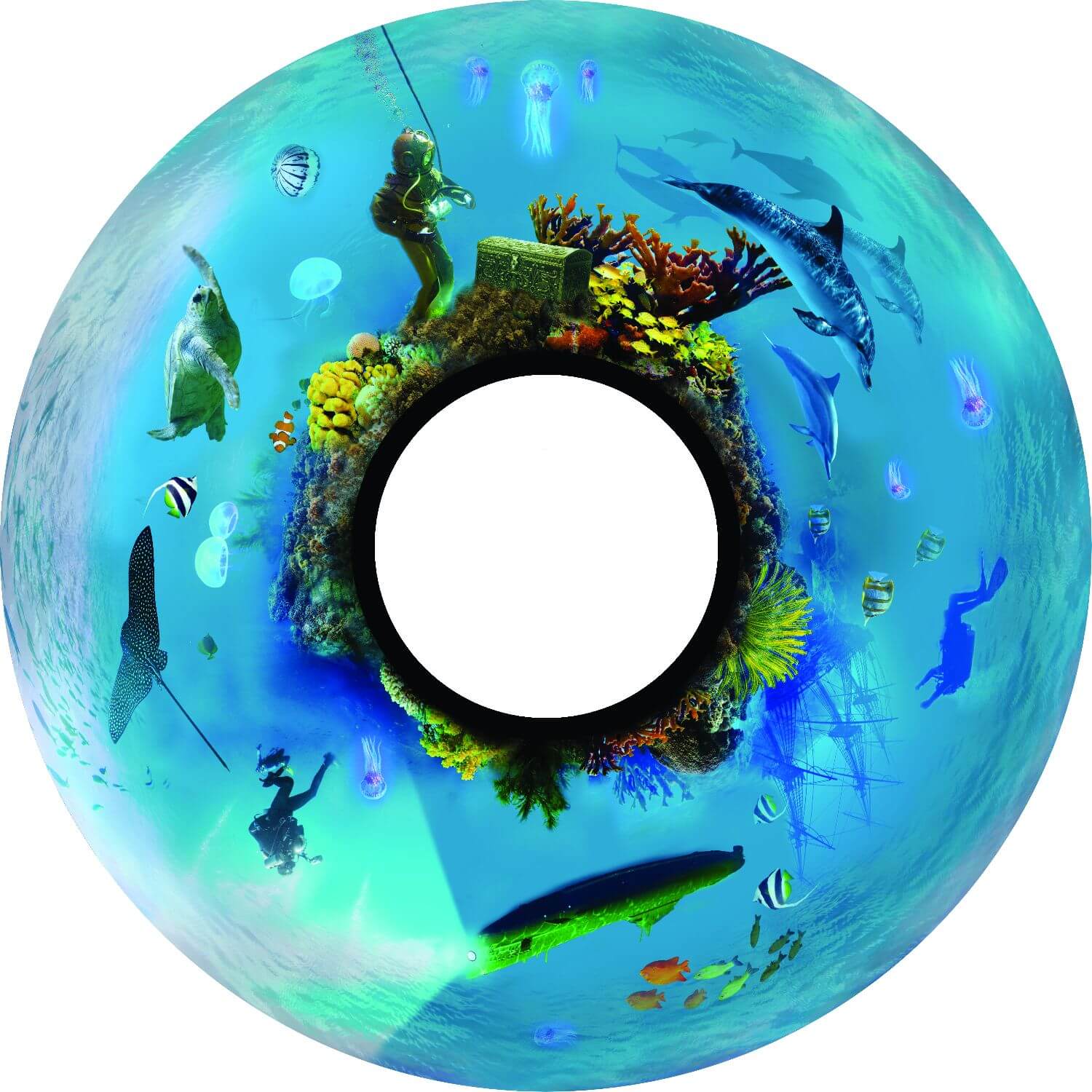 Opti 6" Effects Wheel Deep Sea